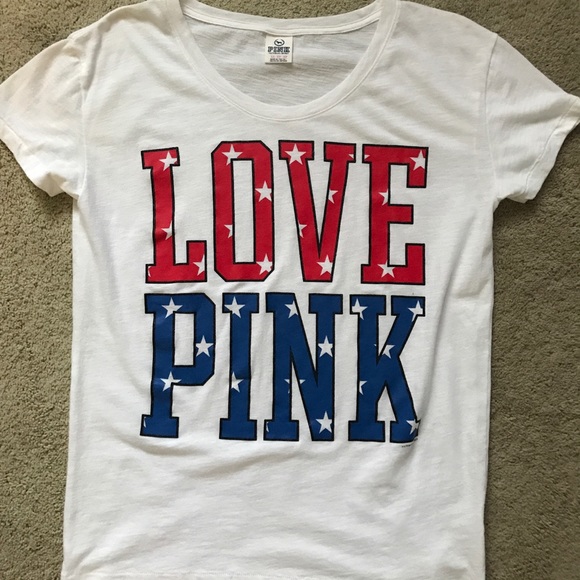 PINK Victoria's Secret Tops - VS PINK Americana Shirt